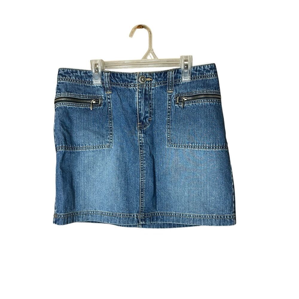 Vintage Union Bay Y2K Denim Mini‎ Skirt Size 9